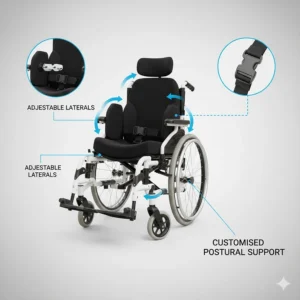 A lightweight, folding expandable wheelchair being easily lifted into a UK car boot for convenient travel and transport.