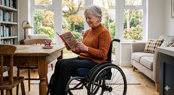 A high-quality orthopaedic coccyx wheelchair cushion featuring a contoured foam design, specifically engineered for pressure relief and enhanced comfort for daily sitting.