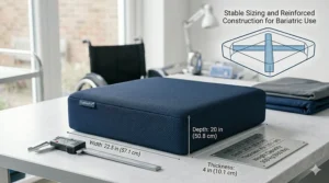 reinforced-bariatric-wheelchair-cushion-sizing-specifications