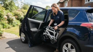 Make travel easier when you buy folding wheelchair footplates built specifically for car transport.